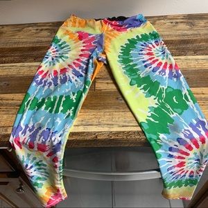 Feed Me Fight Me Toe dye leggings